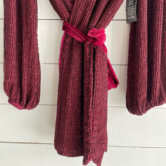 NWT Retrofete Gabriele sequinned rob dress Size XS - Picture 5 of 13